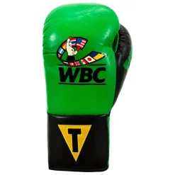 TITLE WBC Pro Fight Leather Gloves