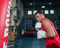 TITLE White Heavy Bag Gloves