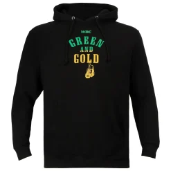 WBC By TITLE Boxing Green & Gold Hoodie
